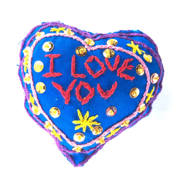 Ornament: "I Love You" Heart