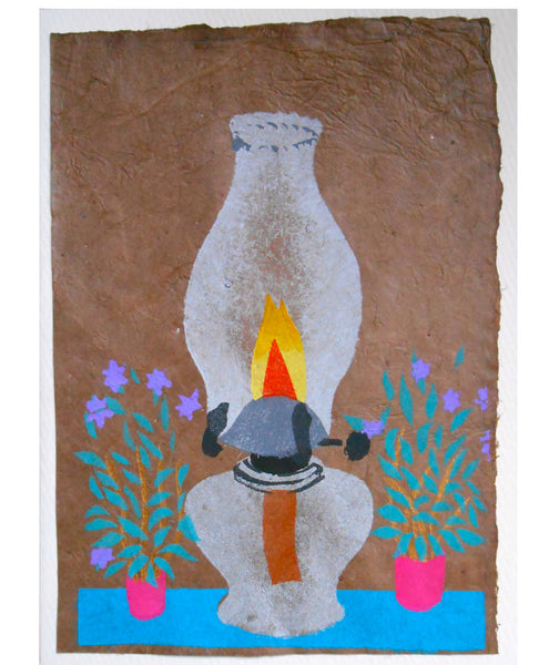 Handmade Card: Lamp